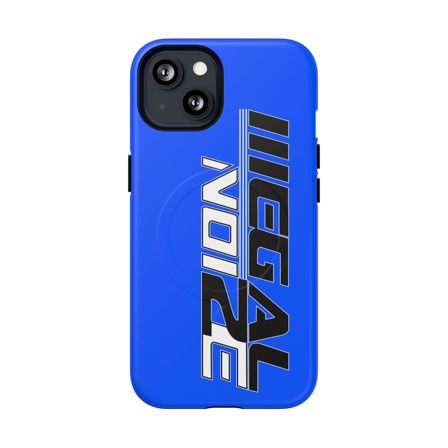 Illegal NoiZe Electric Blue Tough Magnetic iPhone Case