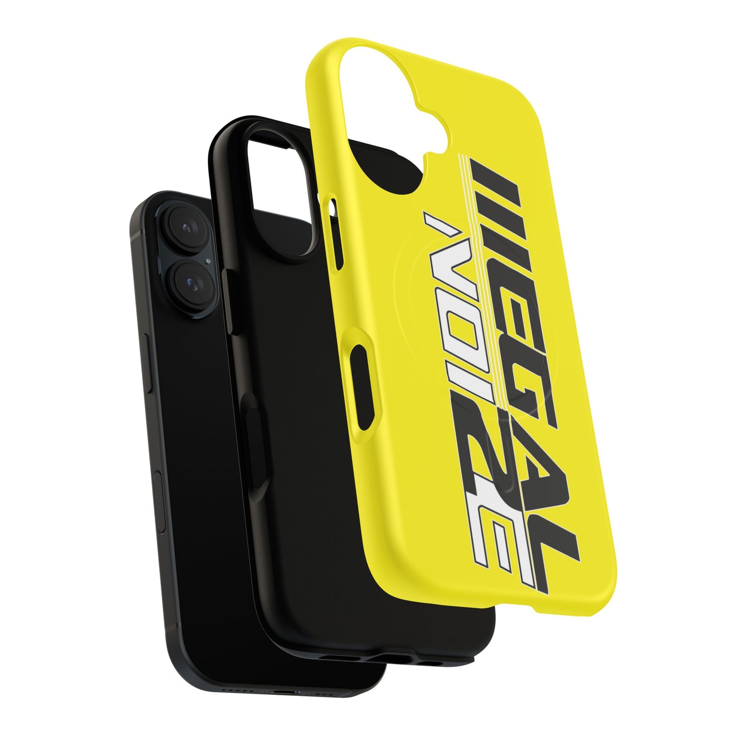 Illegal NoiZe Yellow Tough Magnetic iPhone Case