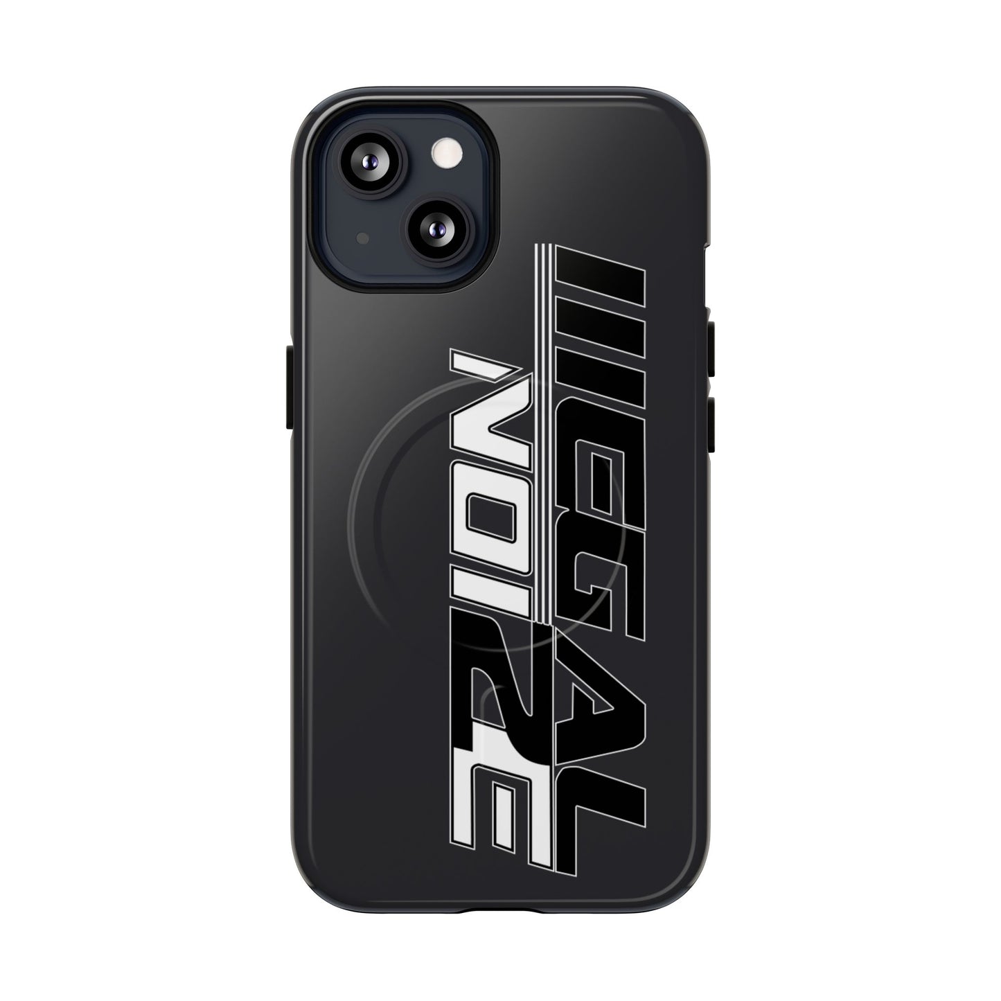 Illegal NoiZe Gunmetal Graphite Tough Magnetic iPhone Case