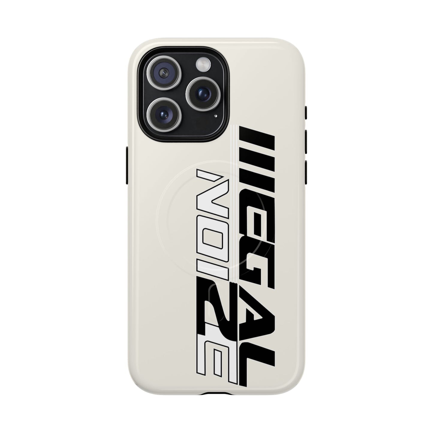 Illegal NoiZe Frost White Tough Magnetic iPhone Case