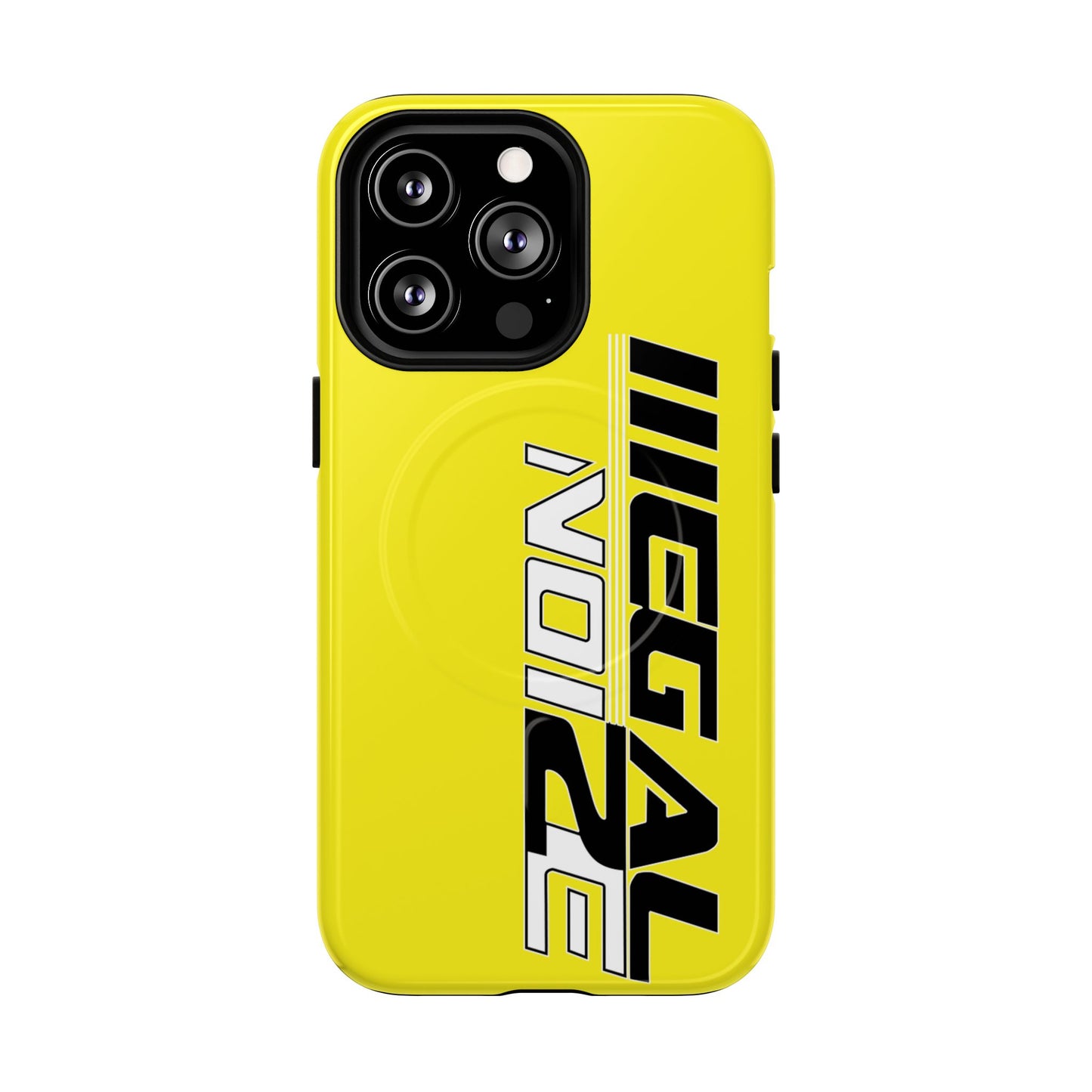 Illegal NoiZe Yellow Tough Magnetic iPhone Case
