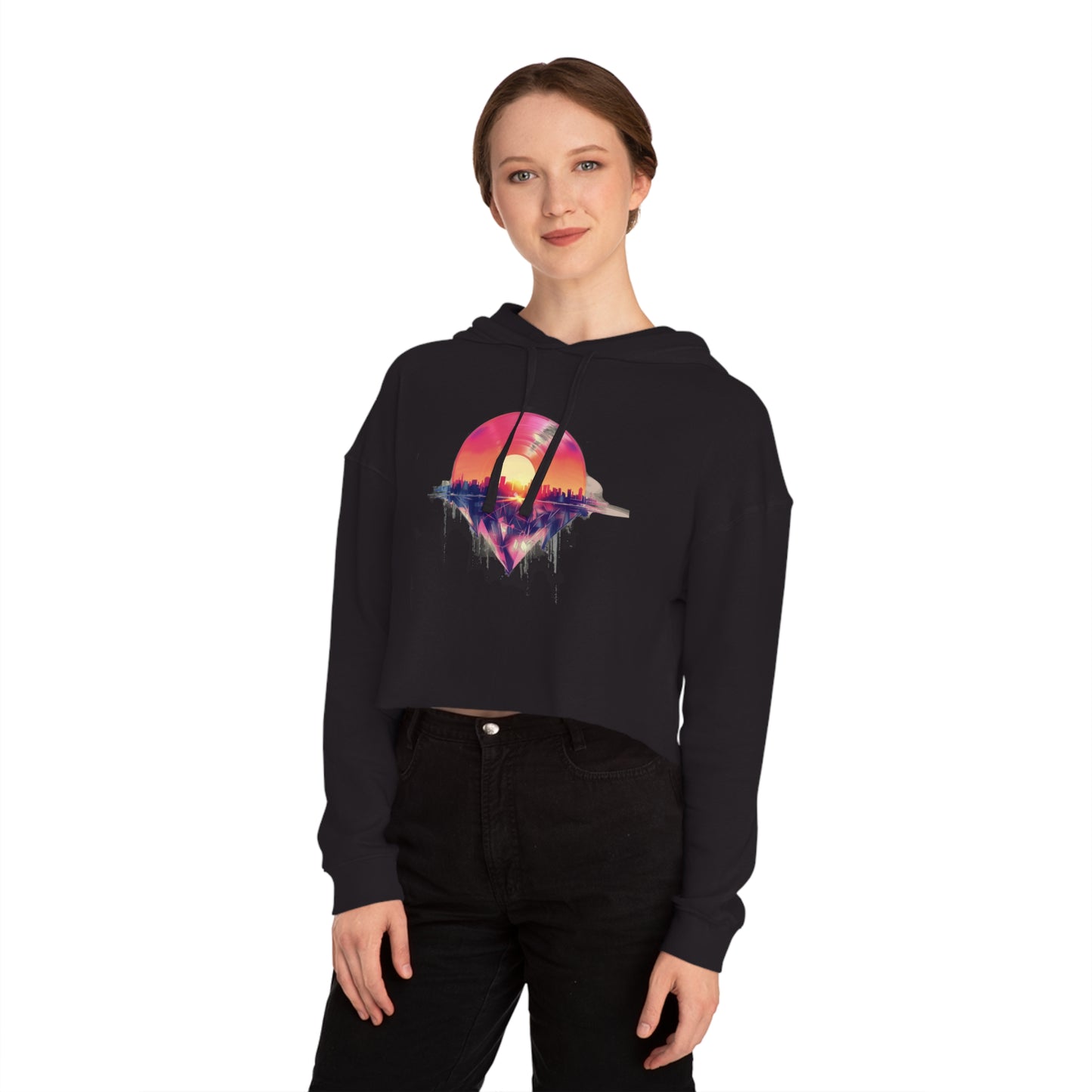 City Beats Women’s Cropped Hoodie