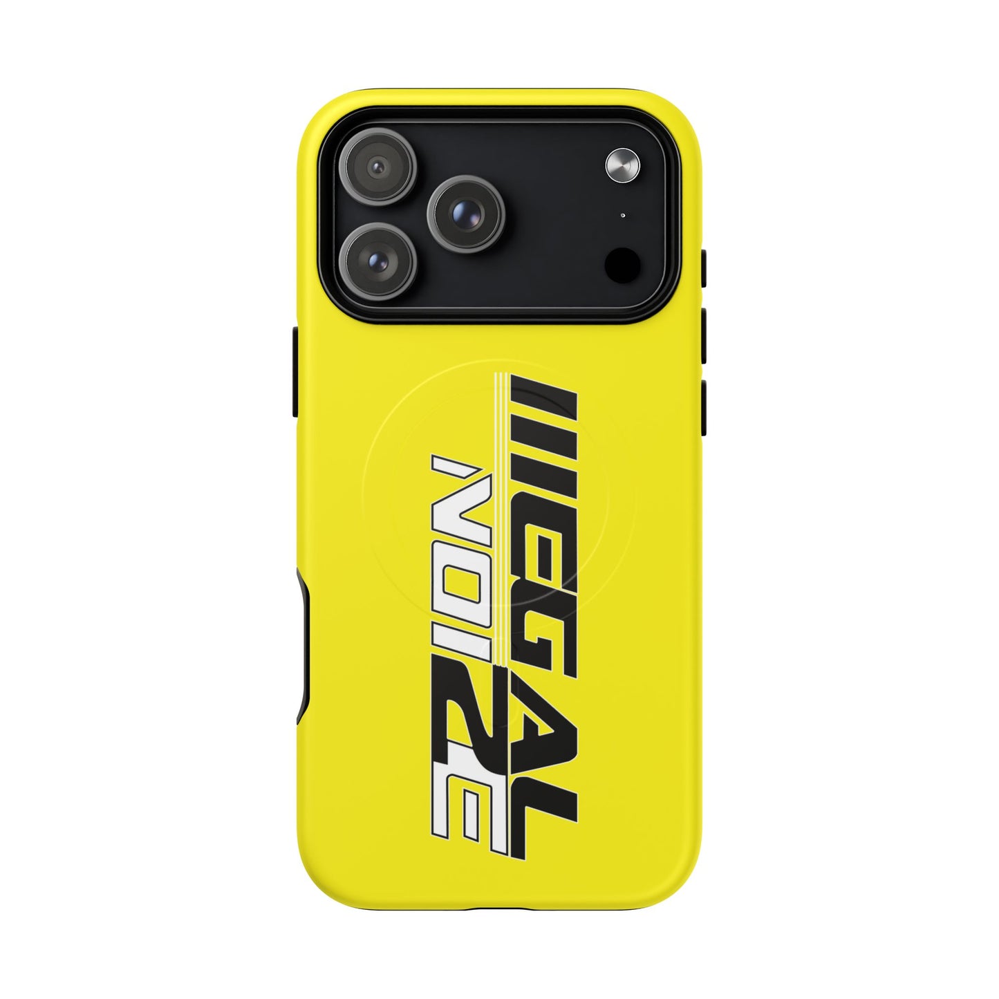 Illegal NoiZe Yellow Tough Magnetic iPhone Case