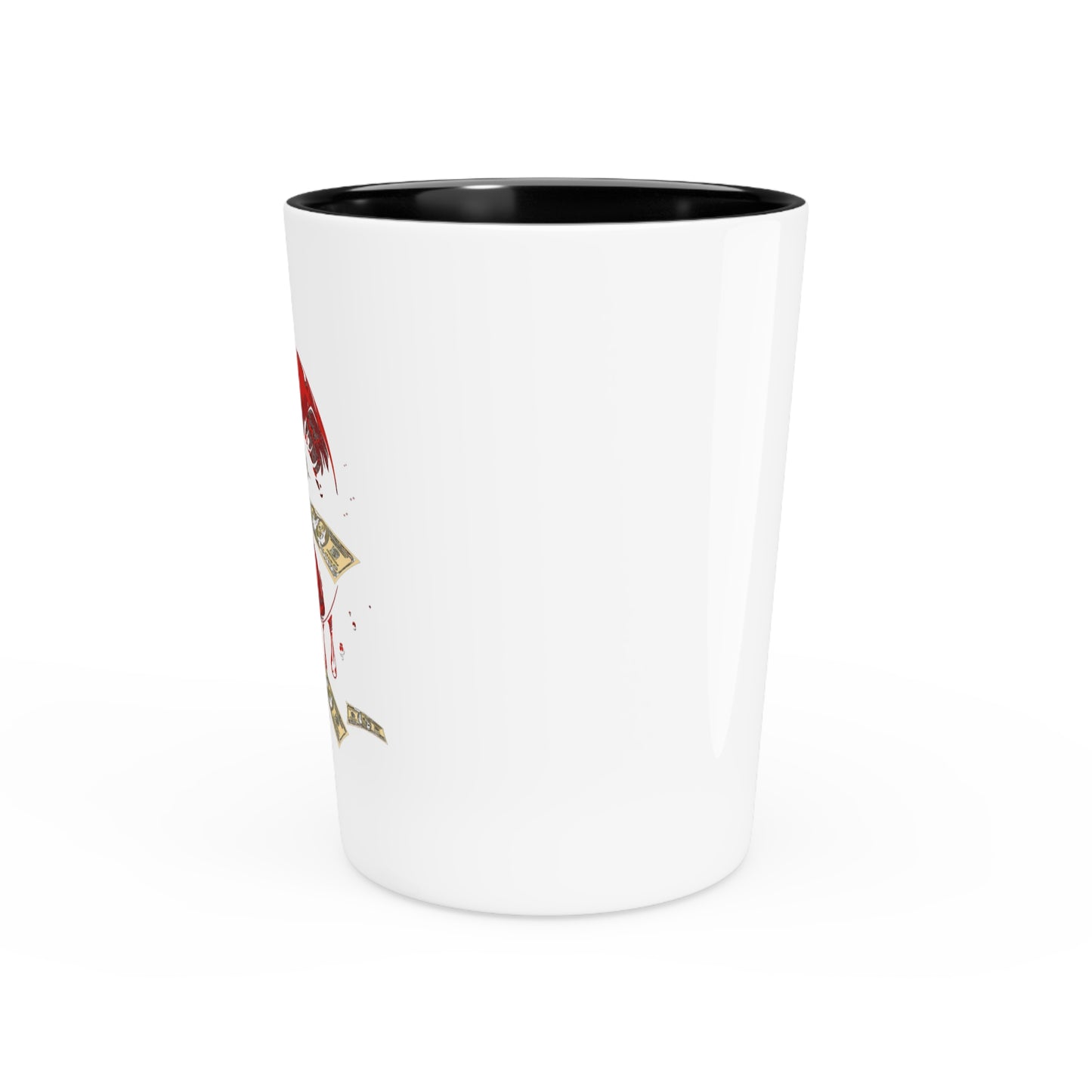 Money Talks Shot Glass