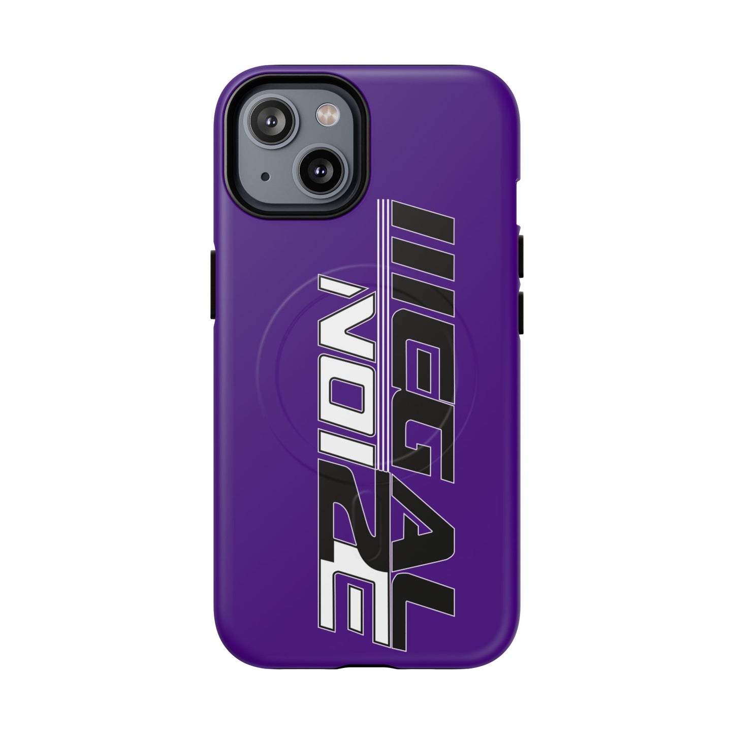 Illegal NoiZe Deep Purple Tough Magnetic iPhone Case