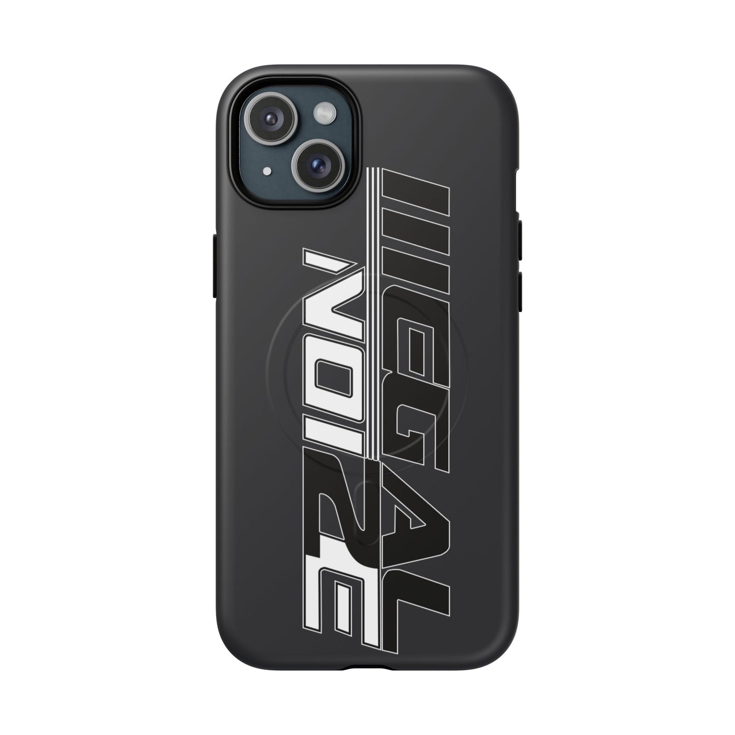 Illegal NoiZe Gunmetal Graphite Tough Magnetic iPhone Case
