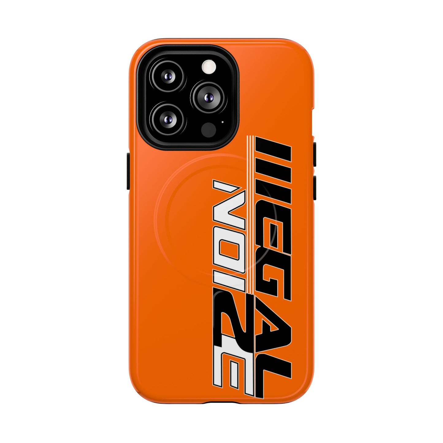 Illegal NoiZe Cosmic Orange Tough Magnetic iPhone Case