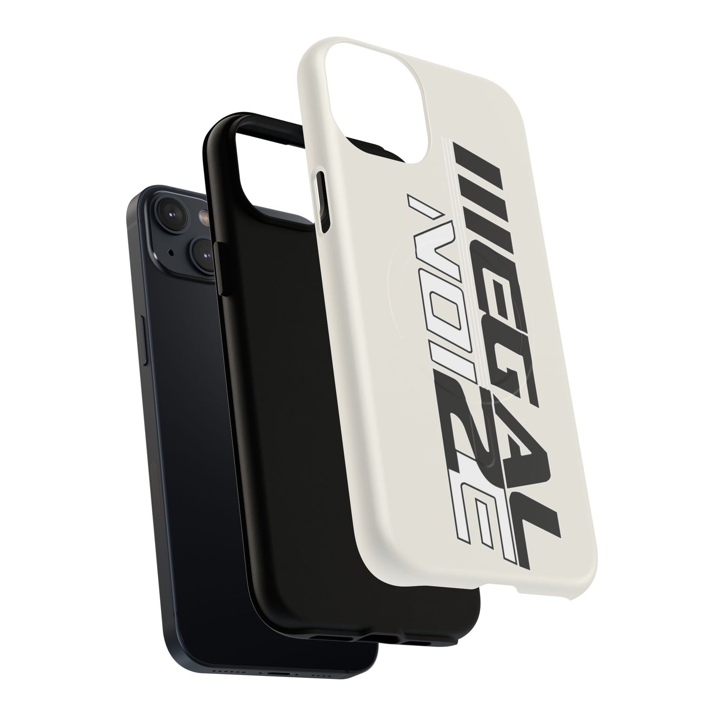 Illegal NoiZe Frost White Tough Magnetic iPhone Case