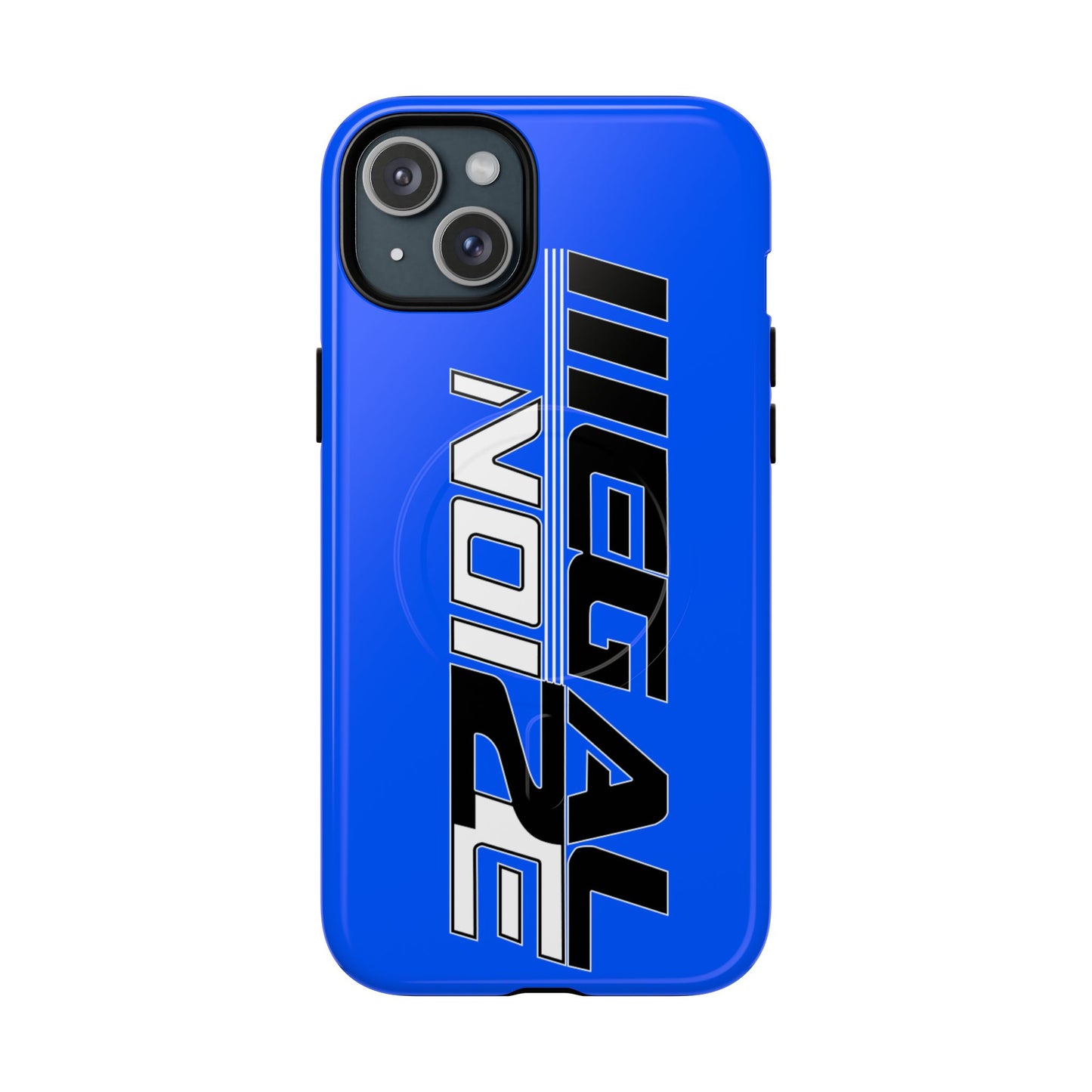 Illegal NoiZe Electric Blue Tough Magnetic iPhone Case