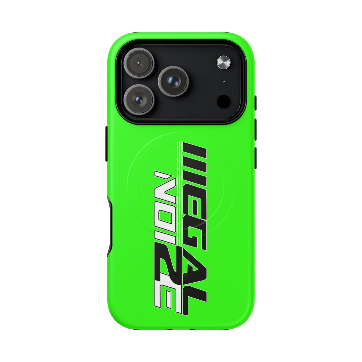 Illegal NoiZe Neon Green Tough Magnetic iPhone Case