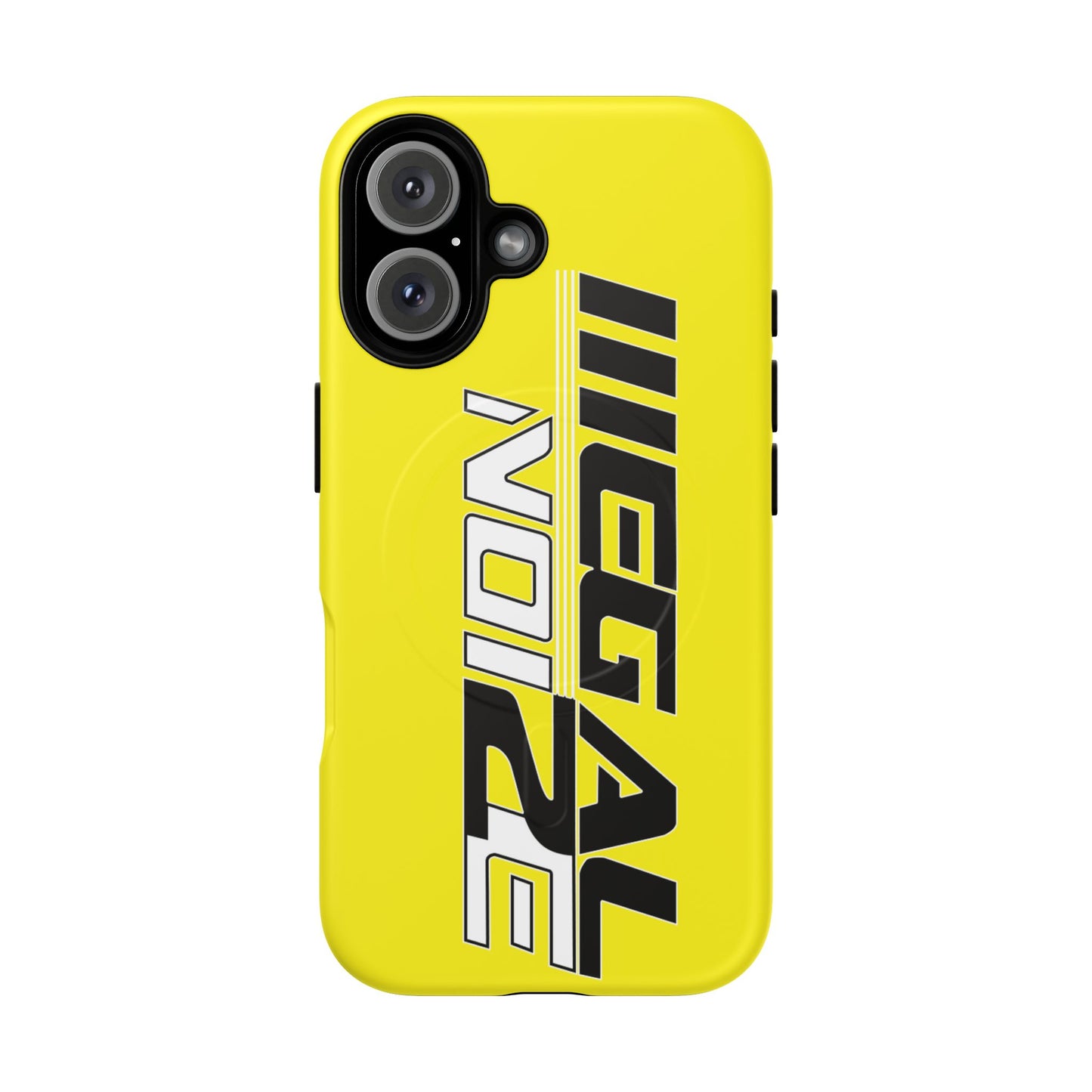 Illegal NoiZe Yellow Tough Magnetic iPhone Case