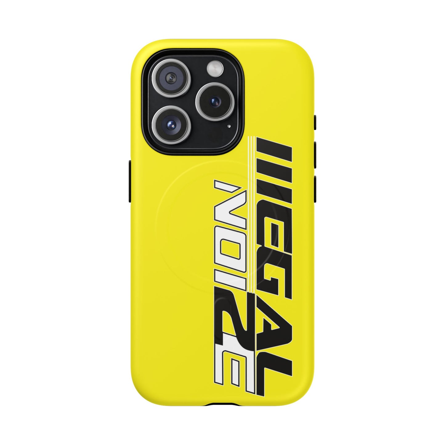Illegal NoiZe Yellow Tough Magnetic iPhone Case