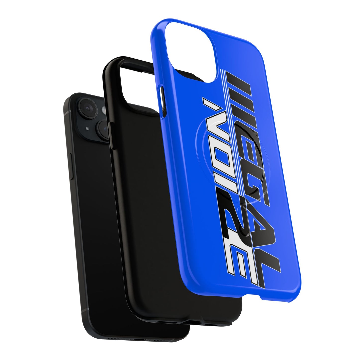 Illegal NoiZe Electric Blue Tough Magnetic iPhone Case