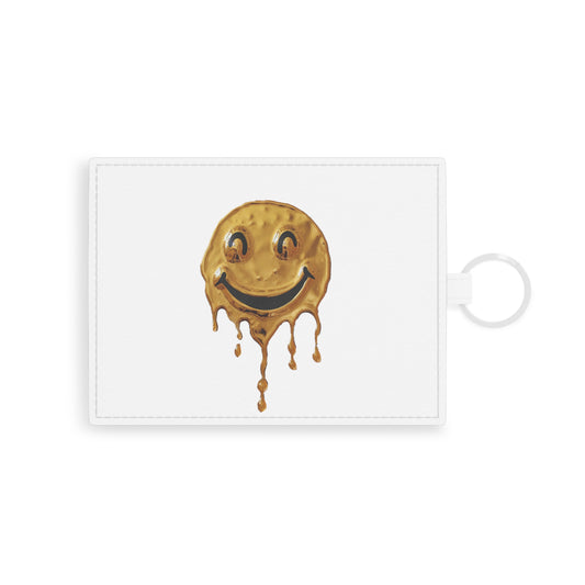 Liquid Smile Saffiano Leather Card Holder
