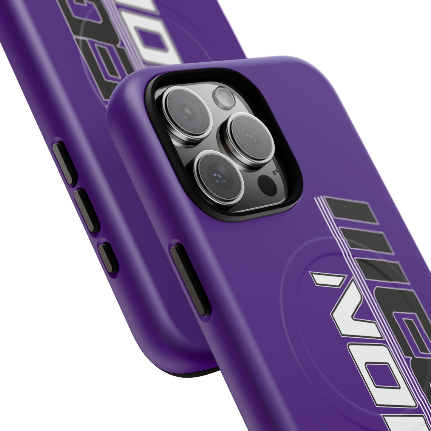 Illegal NoiZe Deep Purple Tough Magnetic iPhone Case