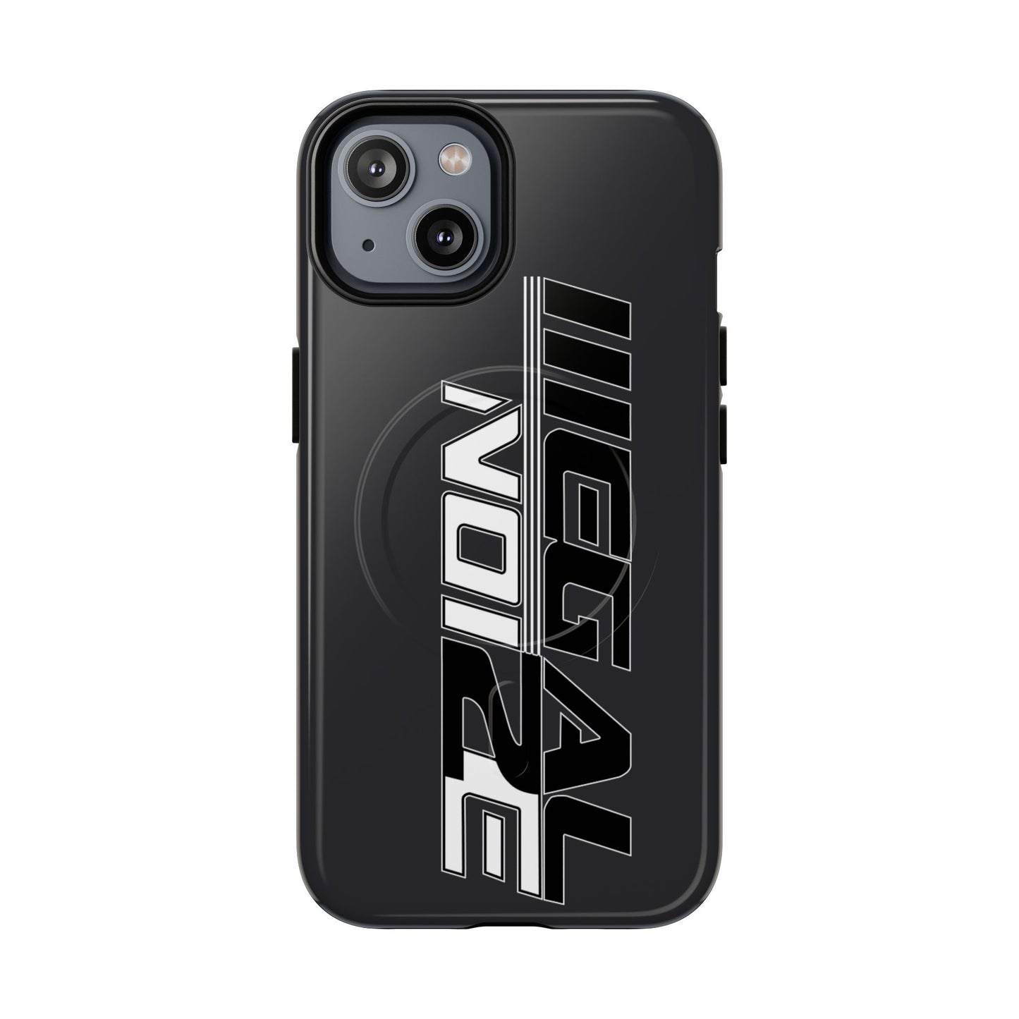 Illegal NoiZe Gunmetal Graphite Tough Magnetic iPhone Case