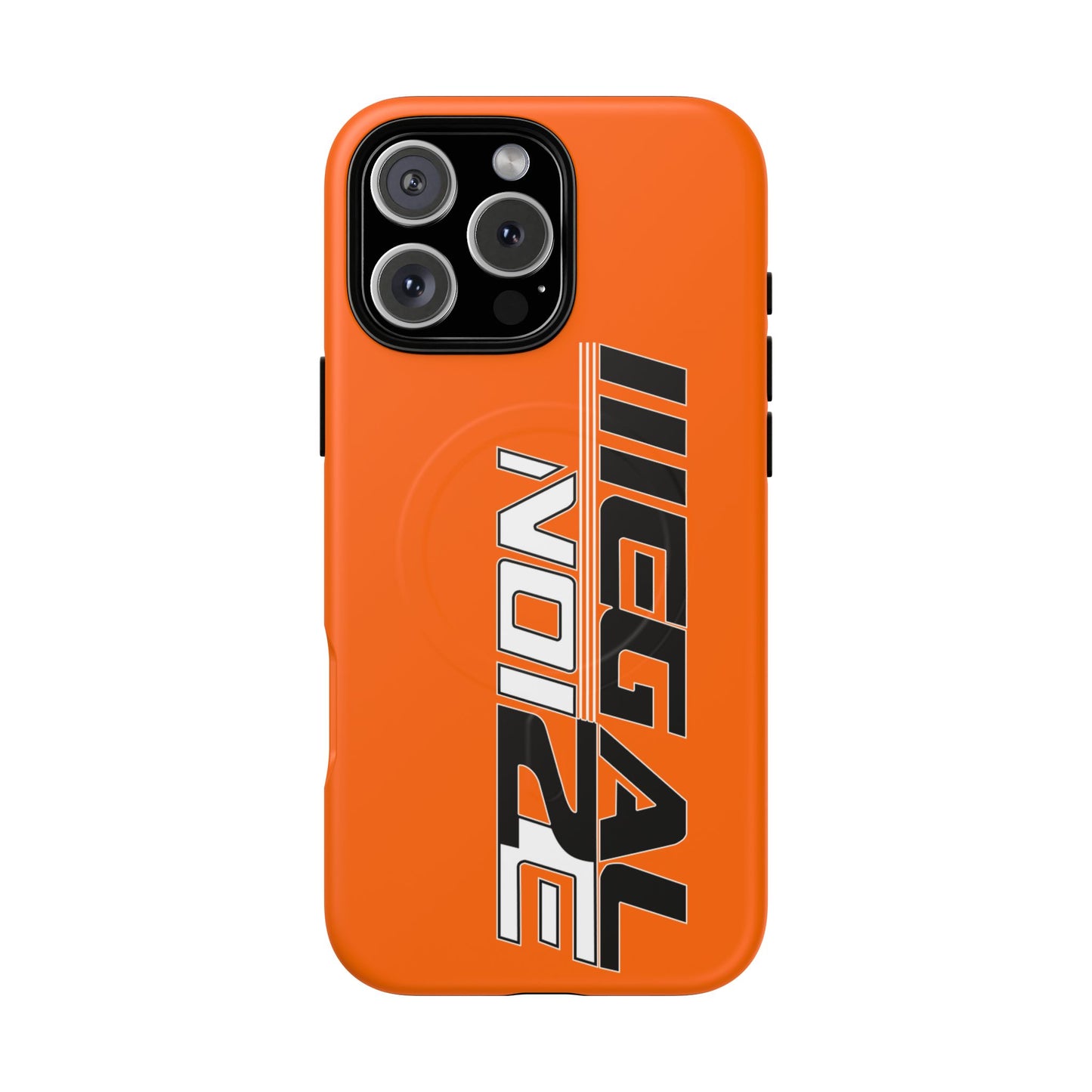 Illegal NoiZe Cosmic Orange Tough Magnetic iPhone Case