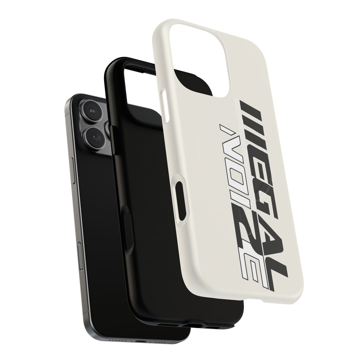 Illegal NoiZe Frost White Tough Magnetic iPhone Case