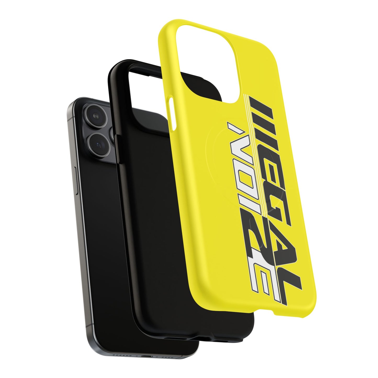 Illegal NoiZe Yellow Tough Magnetic iPhone Case