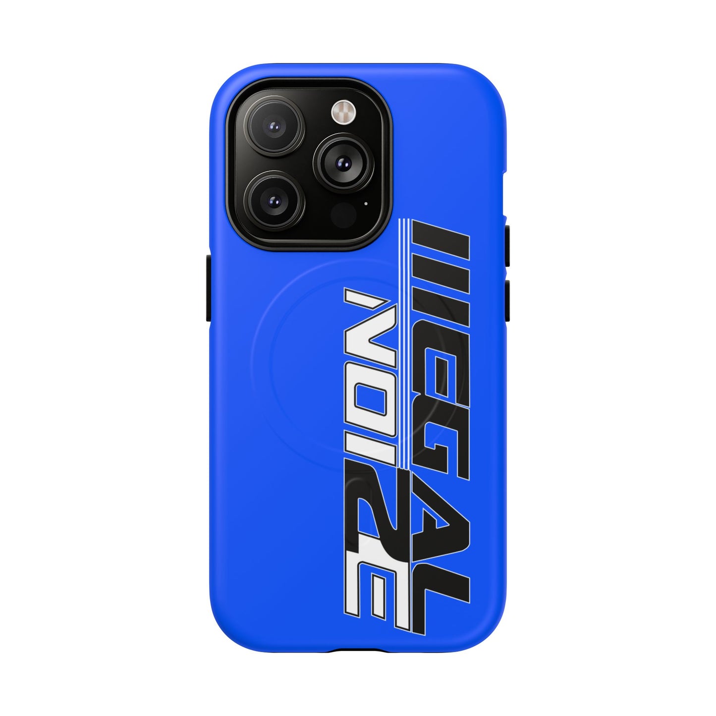 Illegal NoiZe Electric Blue Tough Magnetic iPhone Case