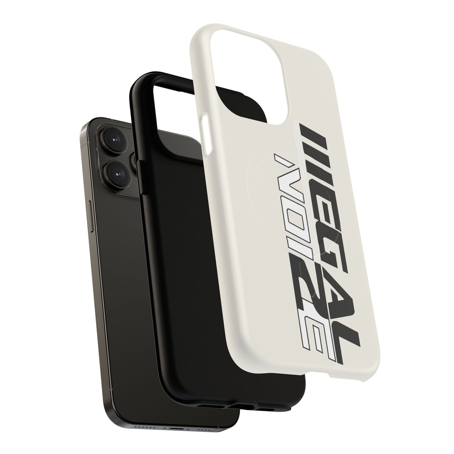 Illegal NoiZe Frost White Tough Magnetic iPhone Case