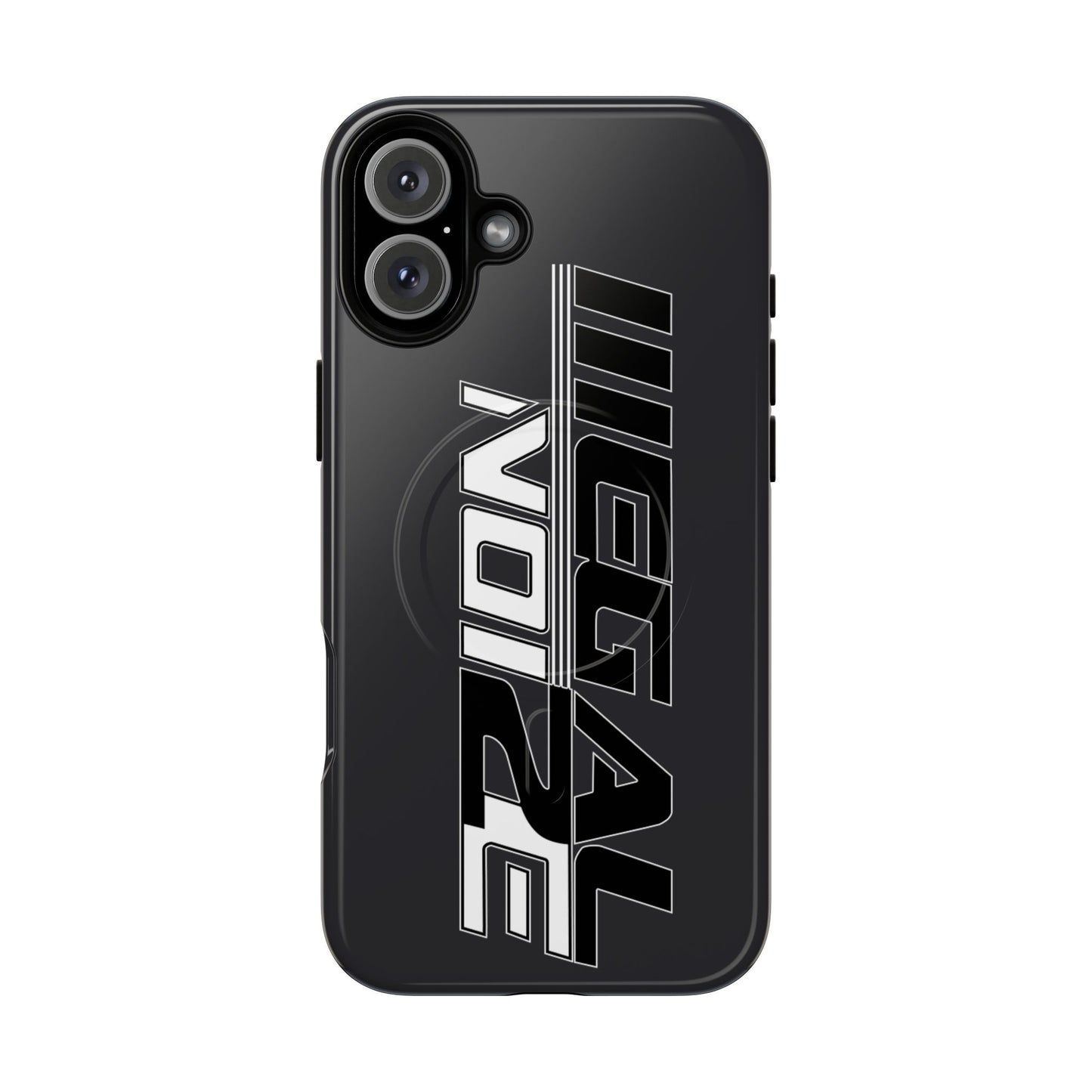 Illegal NoiZe Gunmetal Graphite Tough Magnetic iPhone Case