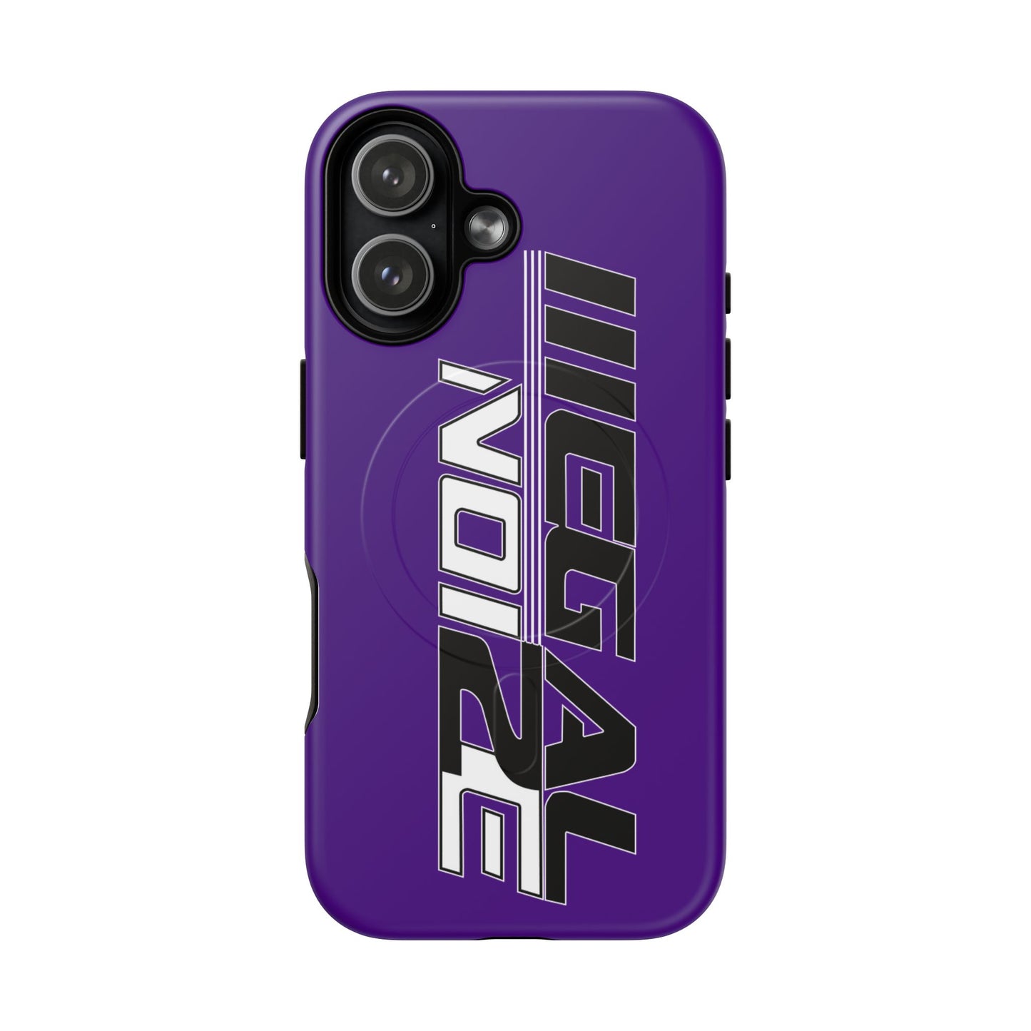 Illegal NoiZe Deep Purple Tough Magnetic iPhone Case