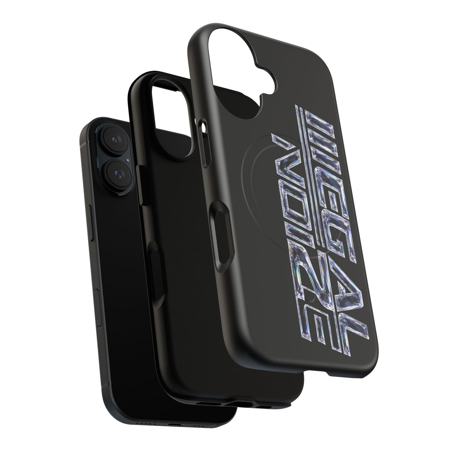 Illegal NoiZe Black Diamond Tough Magnetic iPhone Case