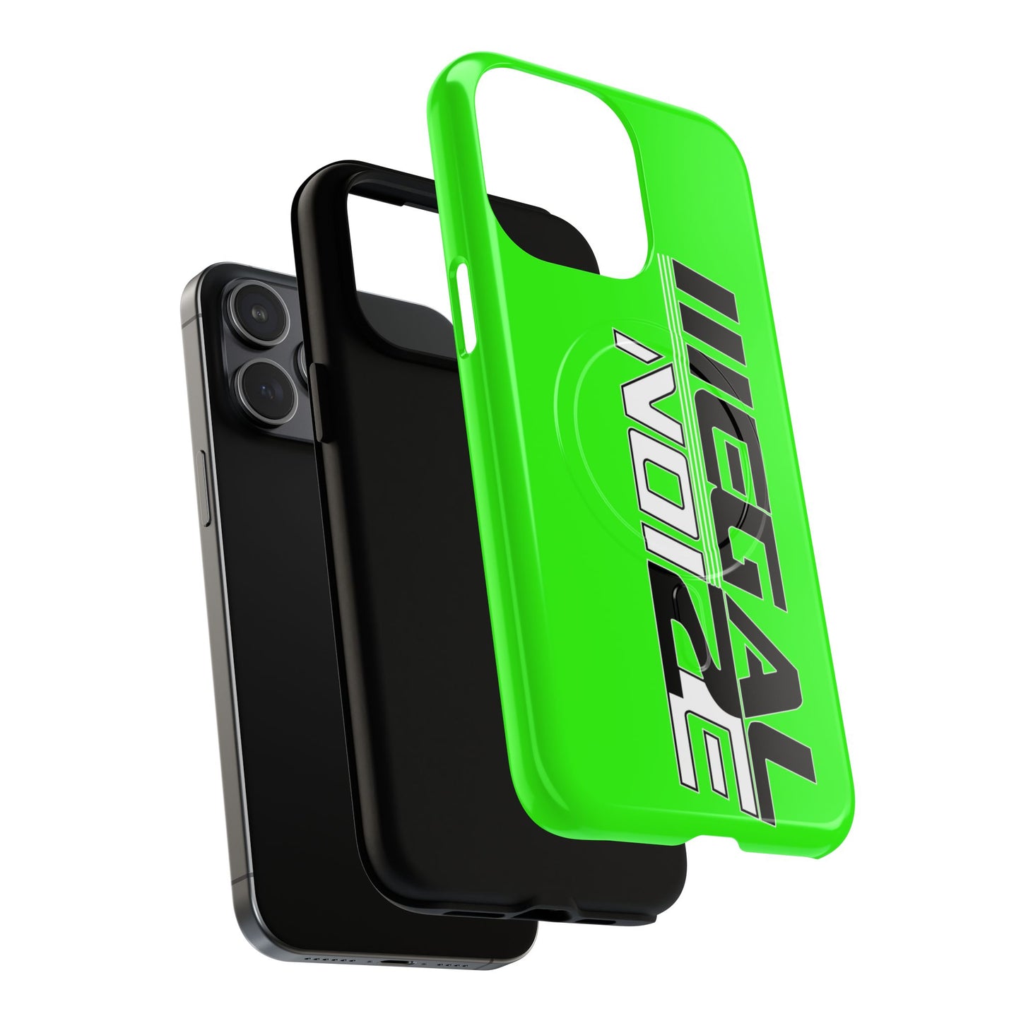 Illegal NoiZe Neon Green Tough Magnetic iPhone Case