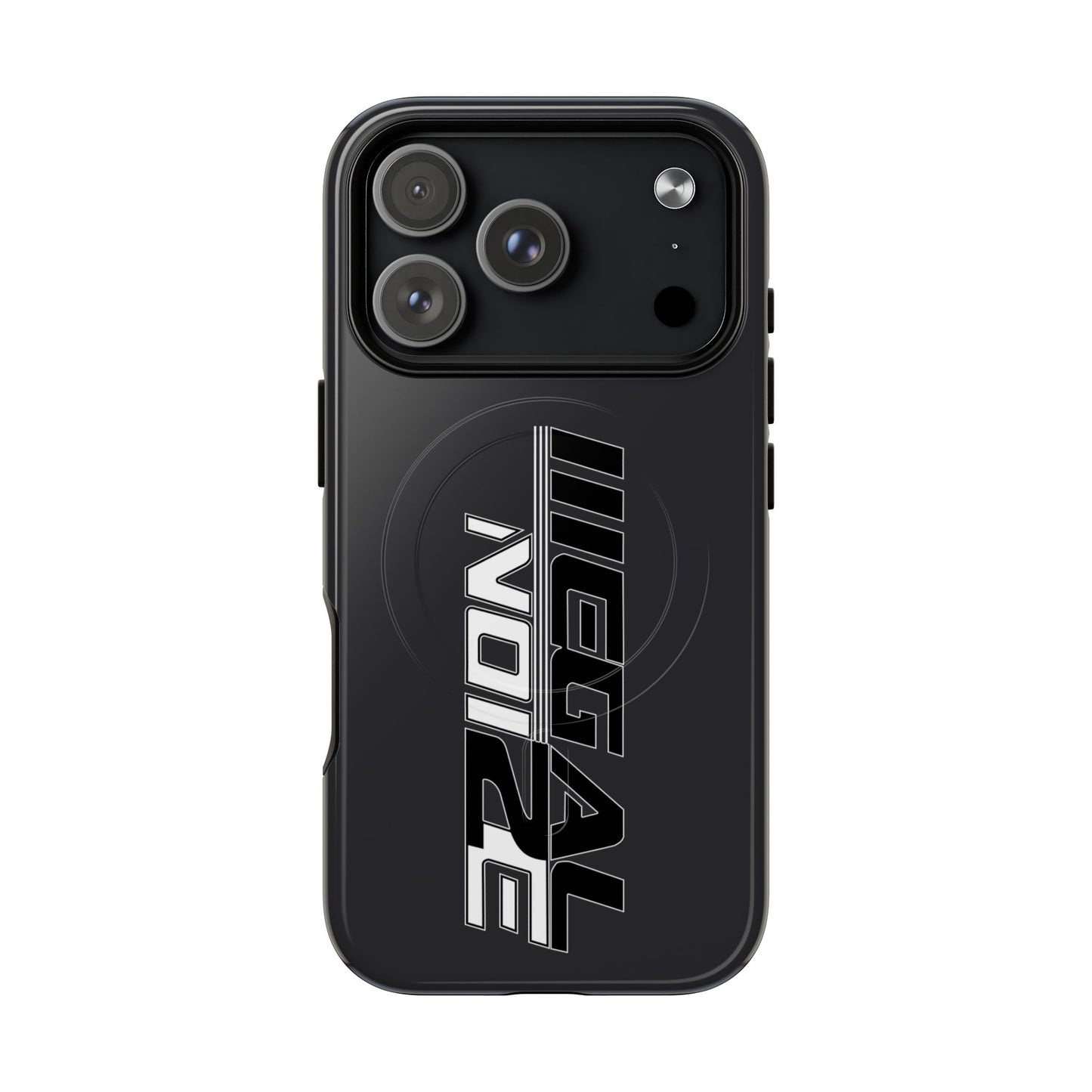 Illegal NoiZe Gunmetal Graphite Tough Magnetic iPhone Case