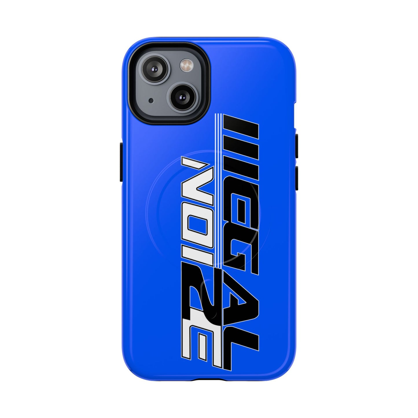 Illegal NoiZe Electric Blue Tough Magnetic iPhone Case
