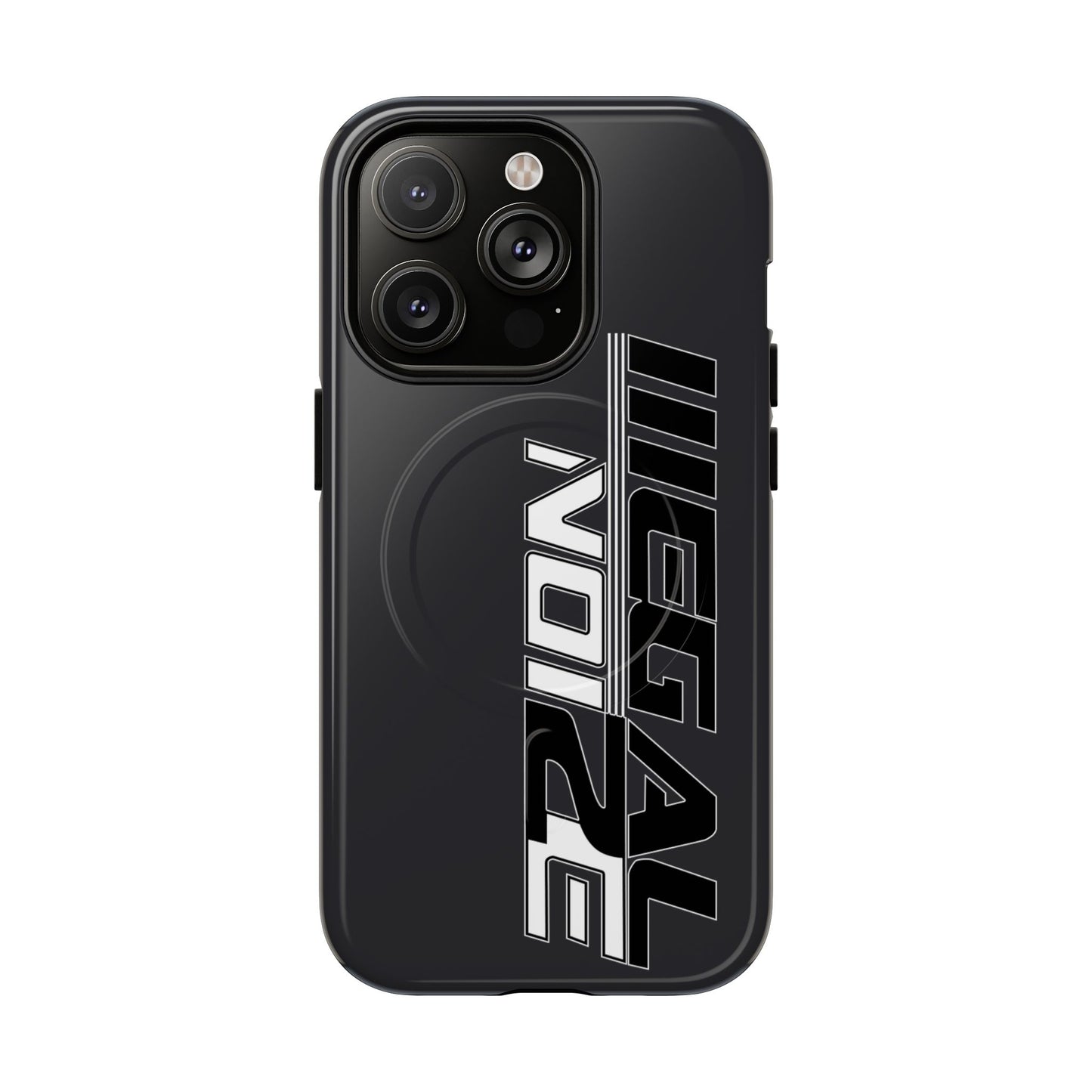 Illegal NoiZe Gunmetal Graphite Tough Magnetic iPhone Case