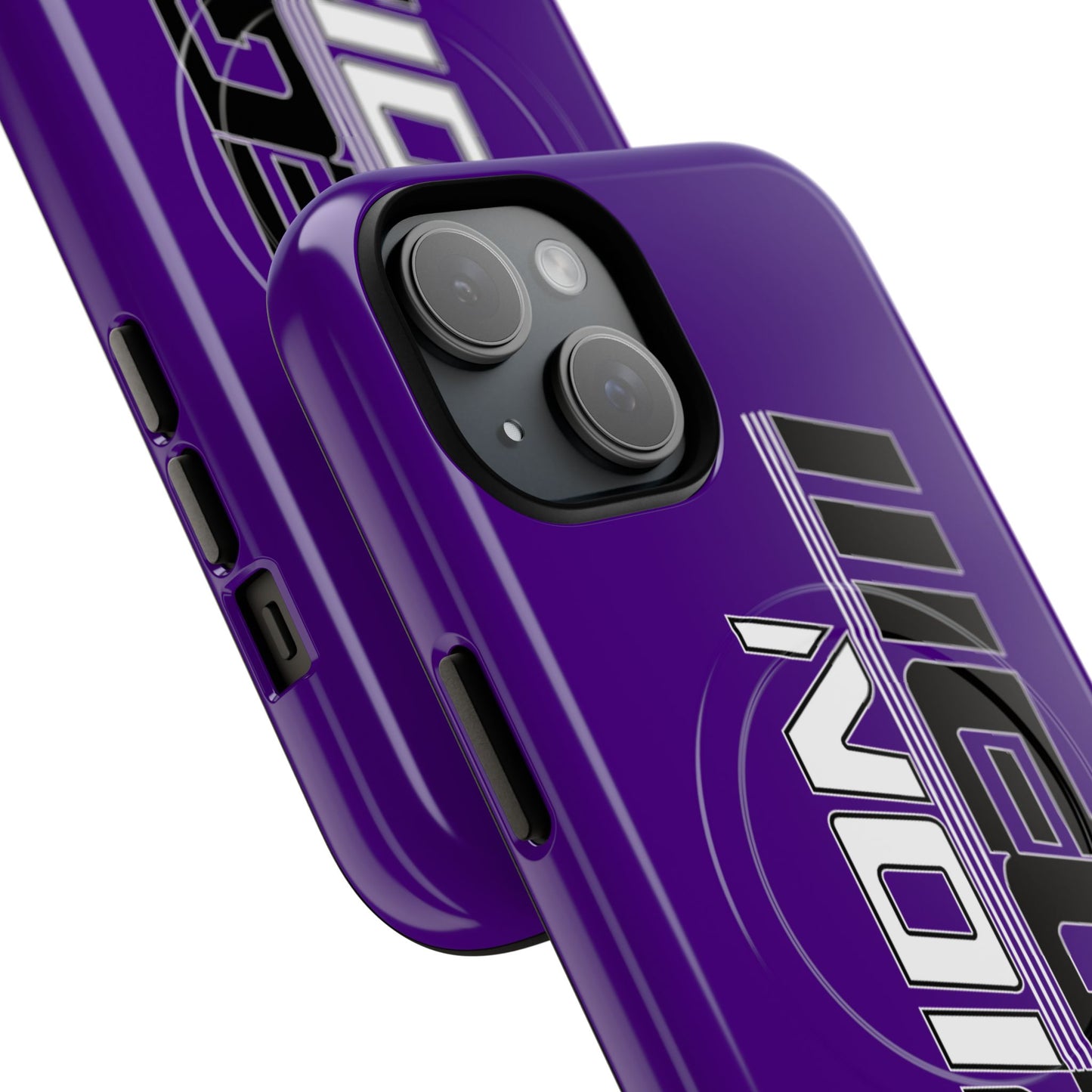 Illegal NoiZe Deep Purple Tough Magnetic iPhone Case