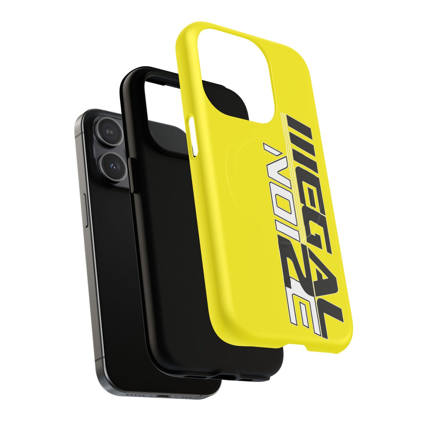 Illegal NoiZe Yellow Tough Magnetic iPhone Case