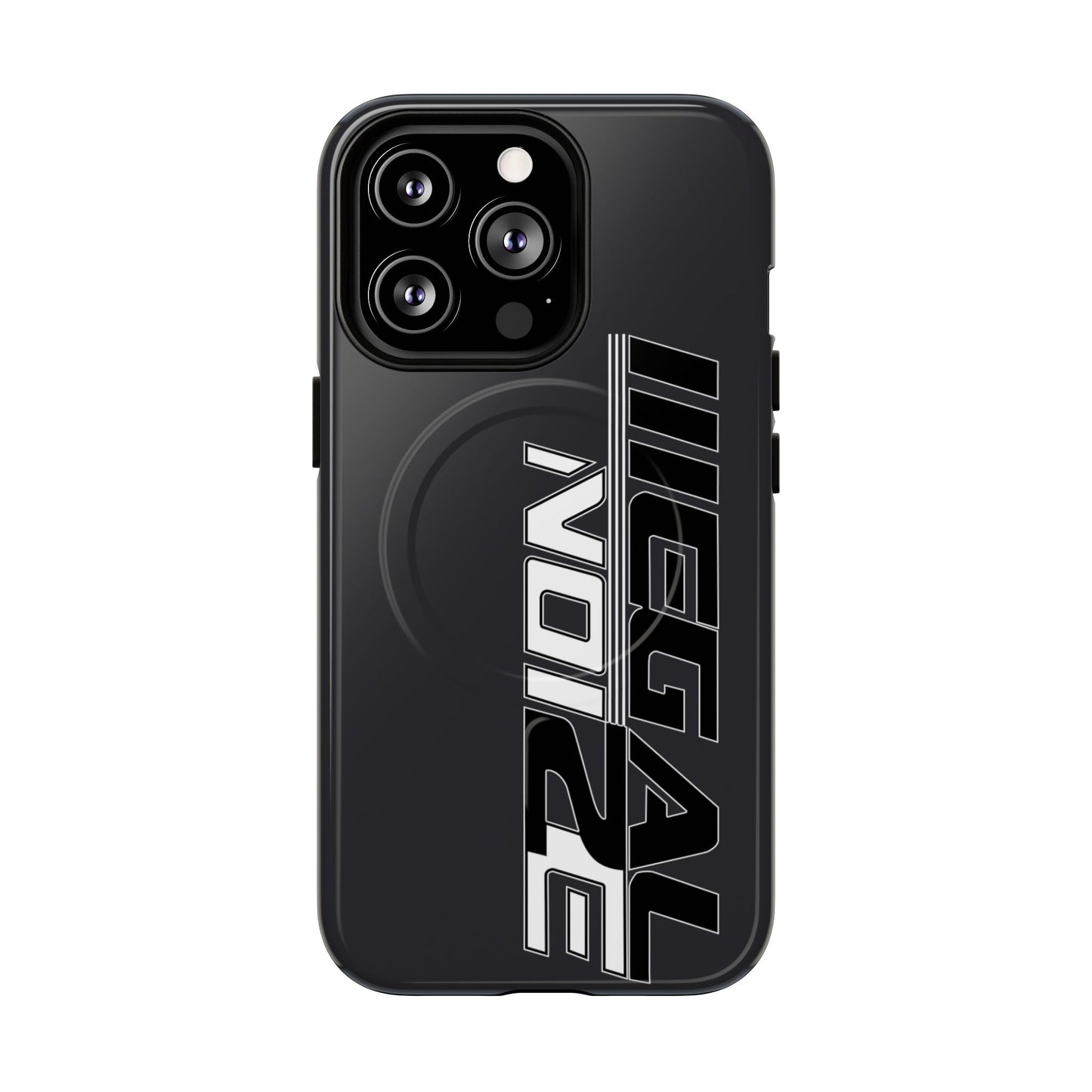 Illegal NoiZe Gunmetal Graphite Tough Magnetic iPhone Case