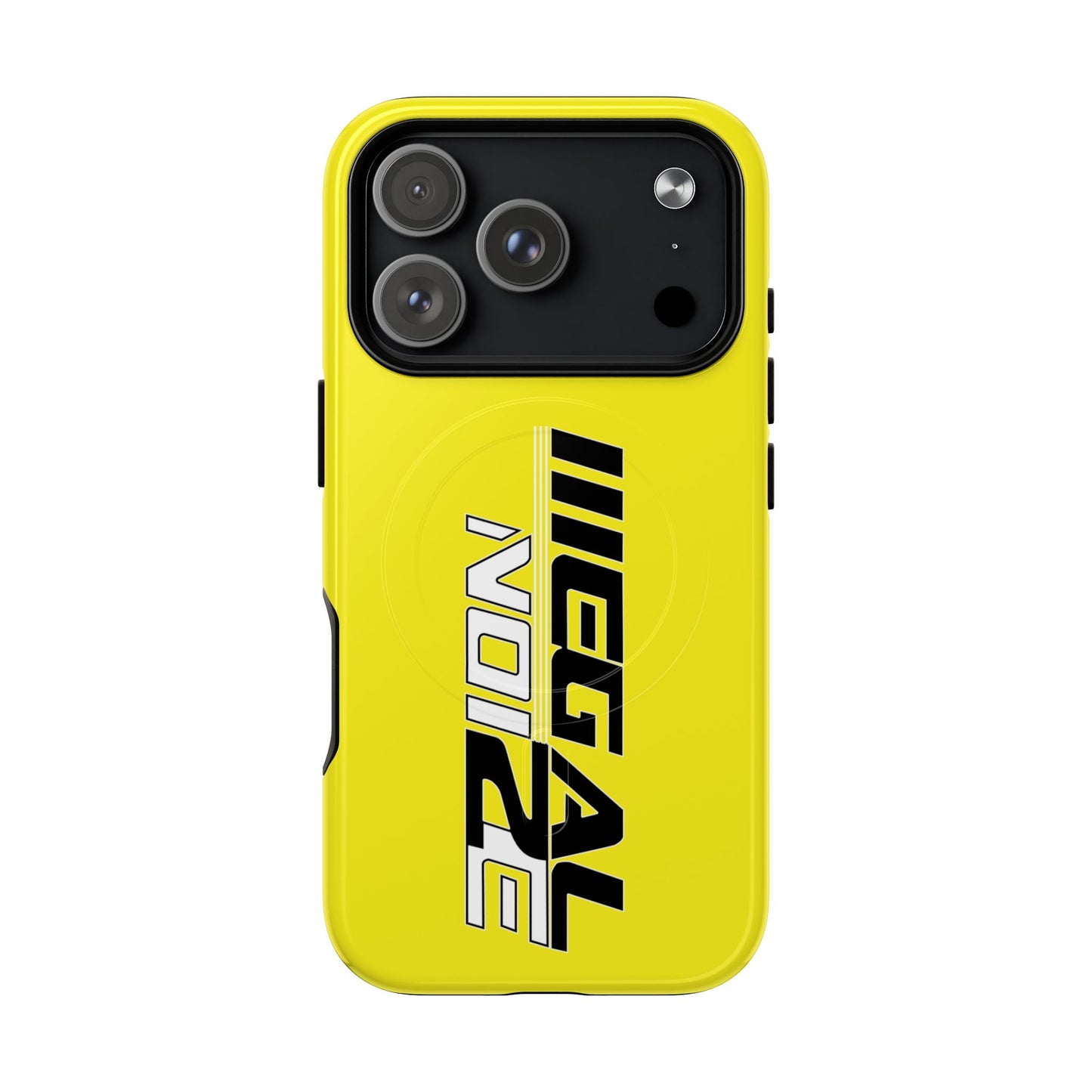 Illegal NoiZe Yellow Tough Magnetic iPhone Case