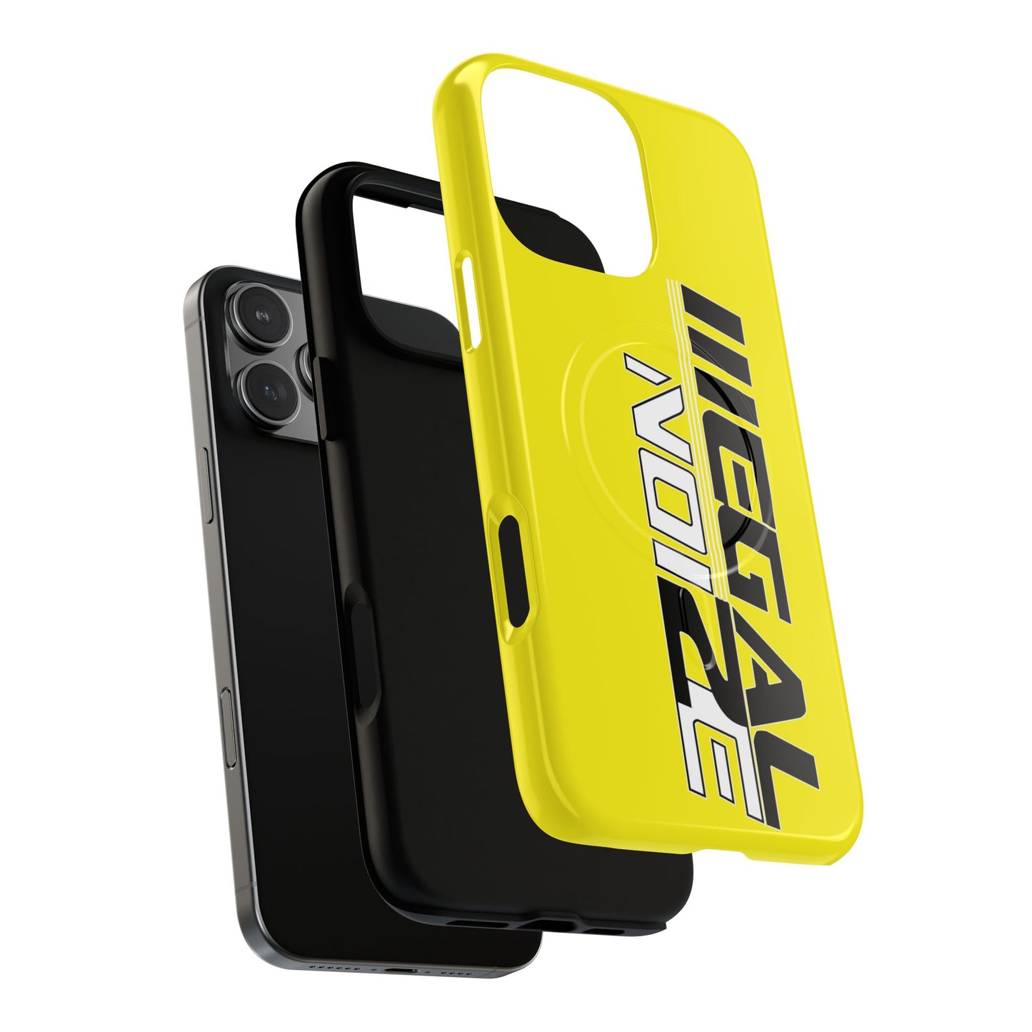 Illegal NoiZe Yellow Tough Magnetic iPhone Case