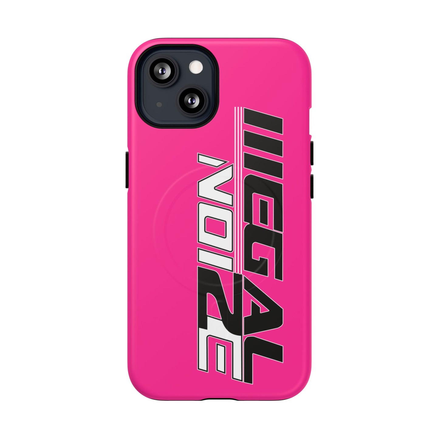 Illegal NoiZe Hot Pink Tough Magnetic iPhone Case