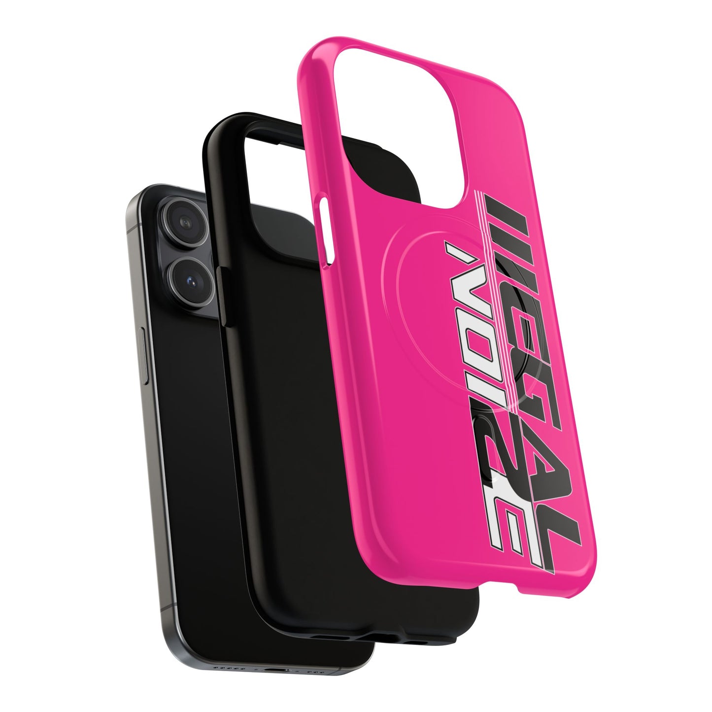 Illegal NoiZe Hot Pink Tough Magnetic iPhone Case