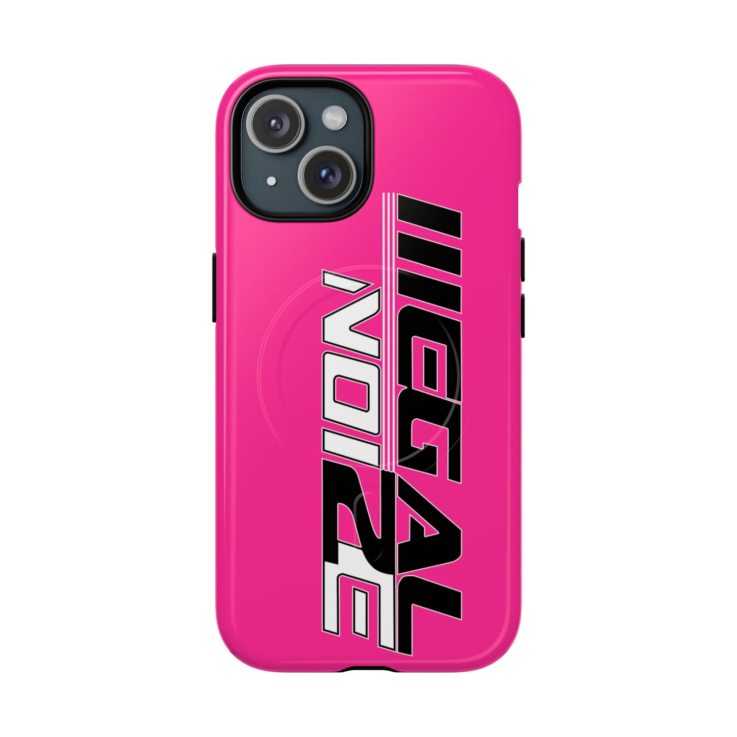 Illegal NoiZe Hot Pink Tough Magnetic iPhone Case