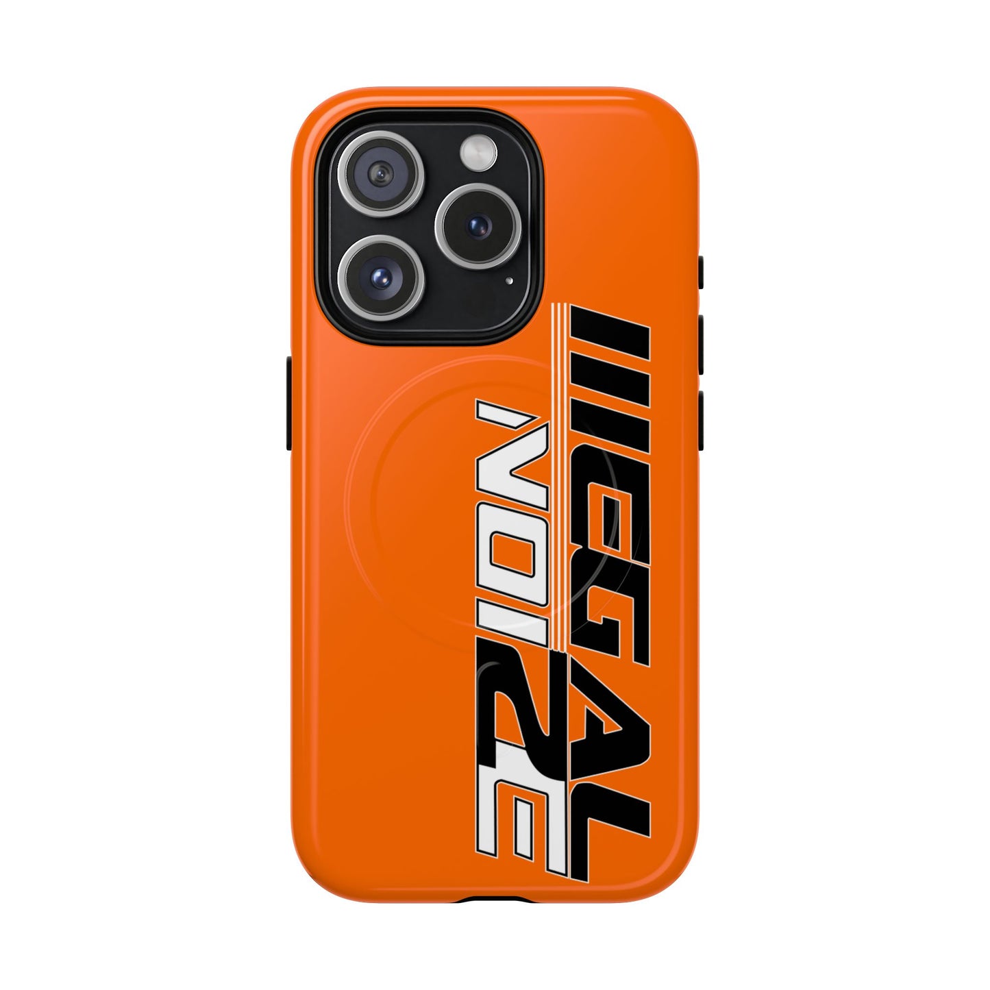 Illegal NoiZe Cosmic Orange Tough Magnetic iPhone Case