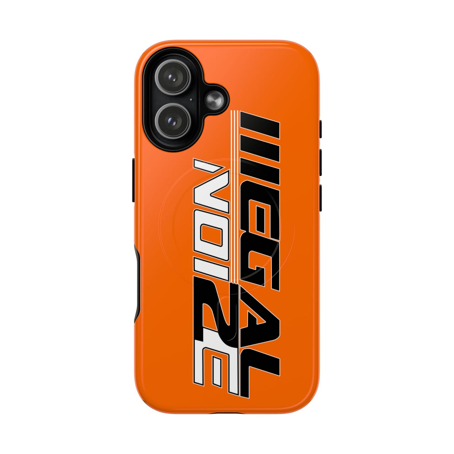 Illegal NoiZe Cosmic Orange Tough Magnetic iPhone Case