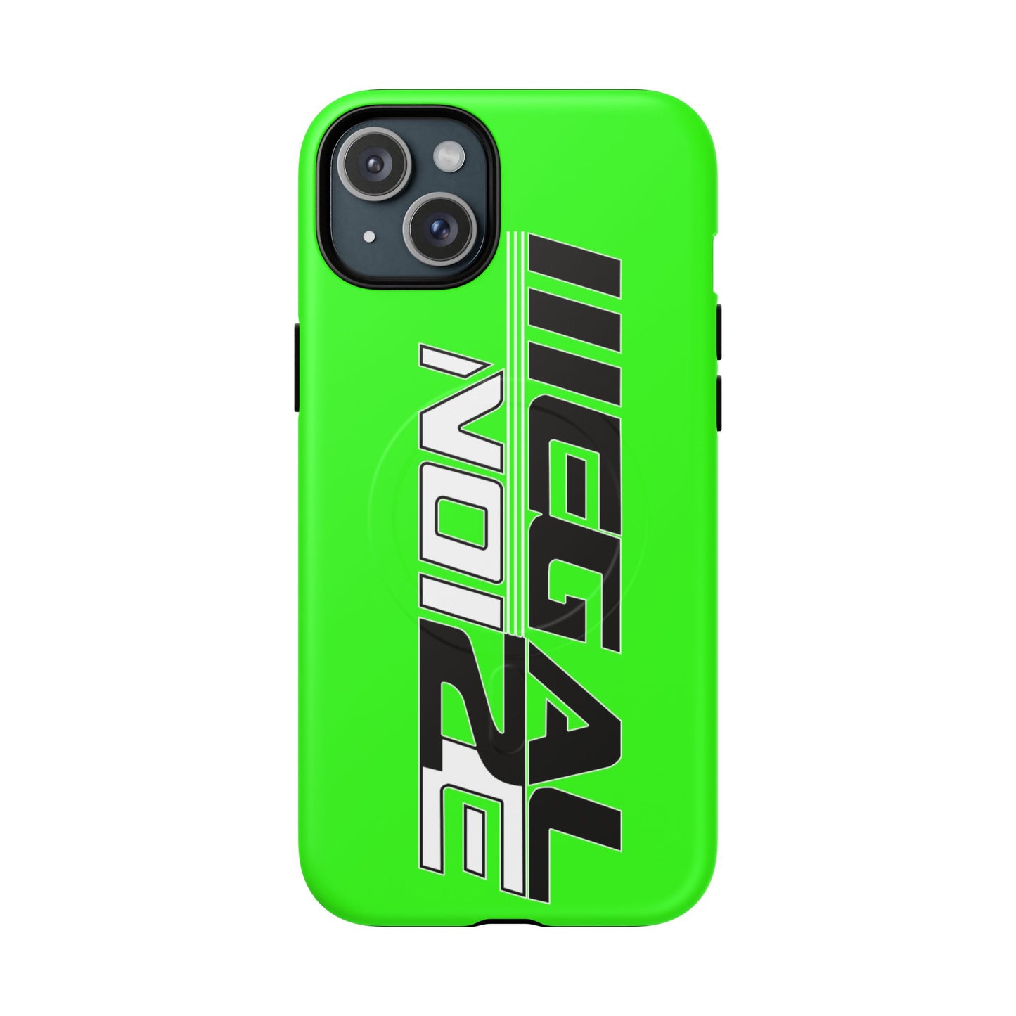 Illegal NoiZe Neon Green Tough Magnetic iPhone Case