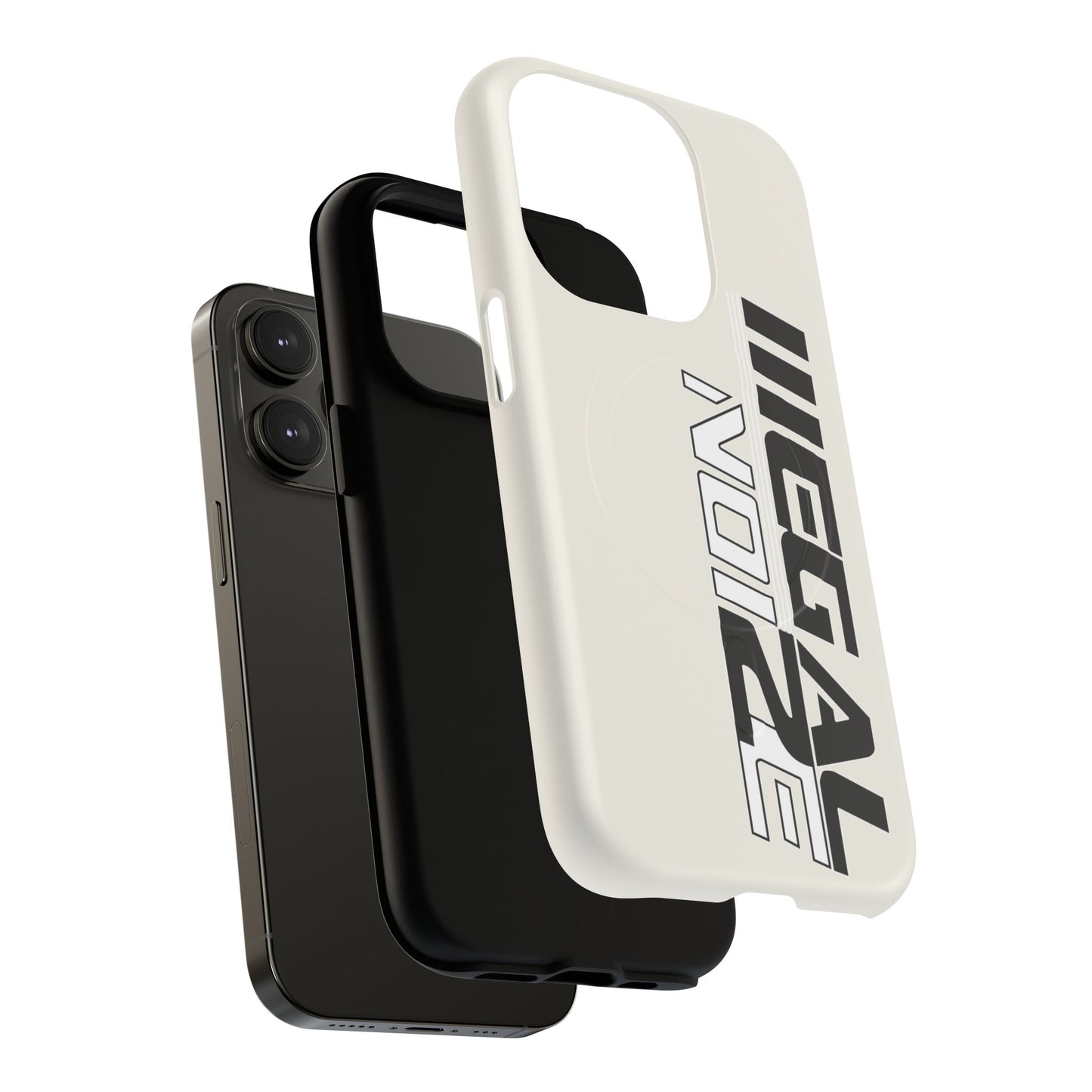 Illegal NoiZe Frost White Tough Magnetic iPhone Case
