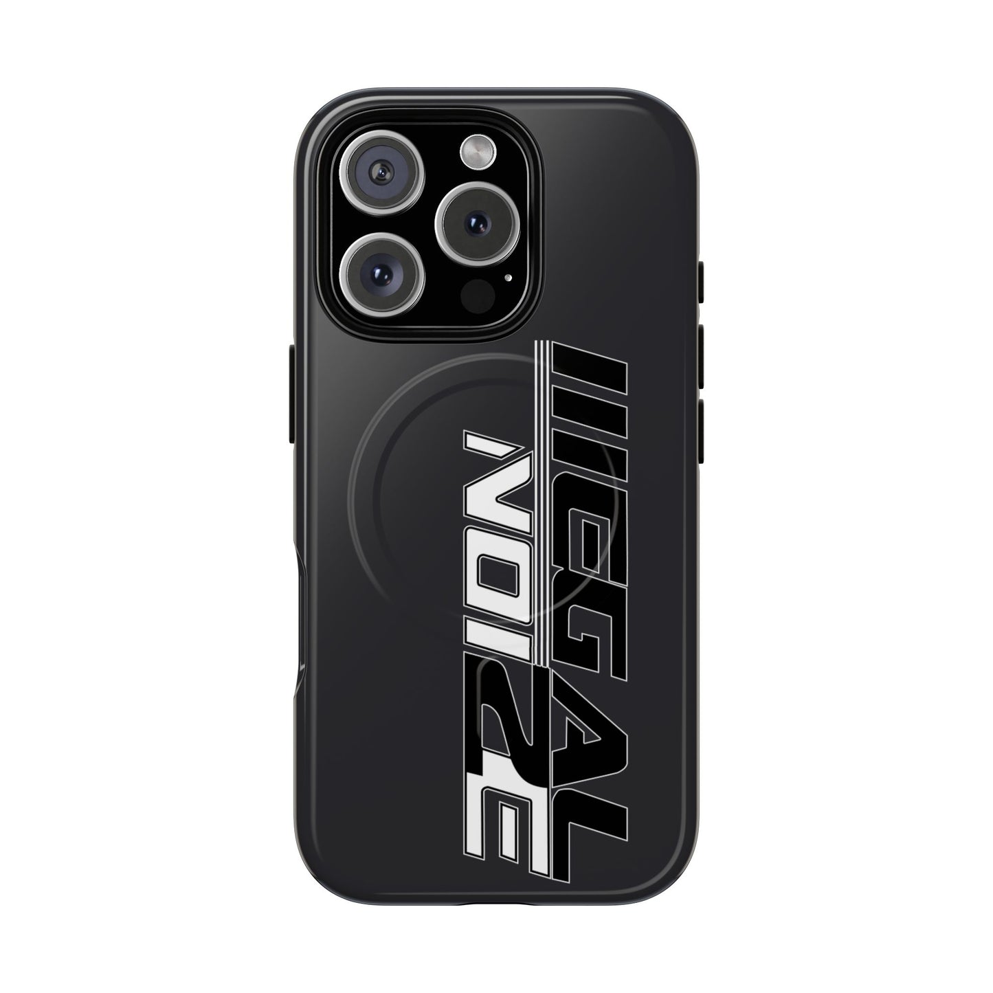 Illegal NoiZe Gunmetal Graphite Tough Magnetic iPhone Case