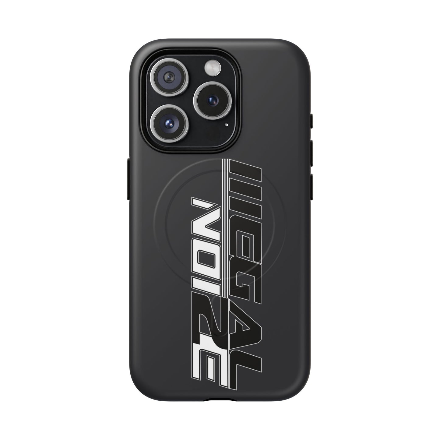 Illegal NoiZe Gunmetal Graphite Tough Magnetic iPhone Case