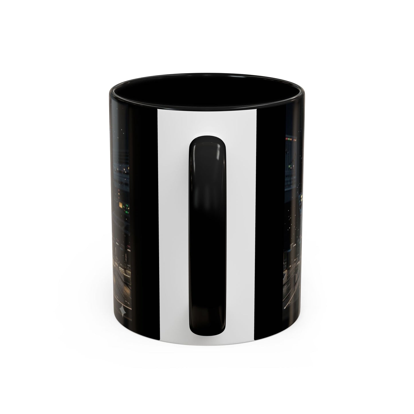Golden Cassette Galaxy Mug – Retro Music Studio Coffee Cup (11oz)