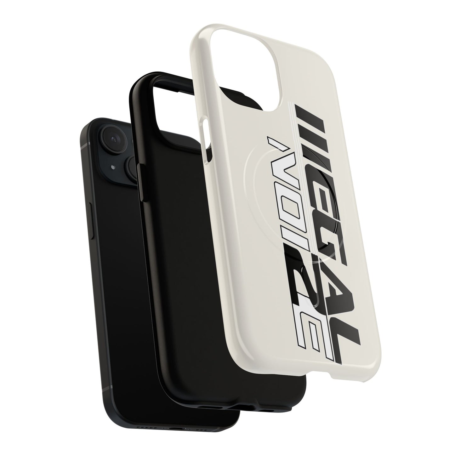 Illegal NoiZe Frost White Tough Magnetic iPhone Case