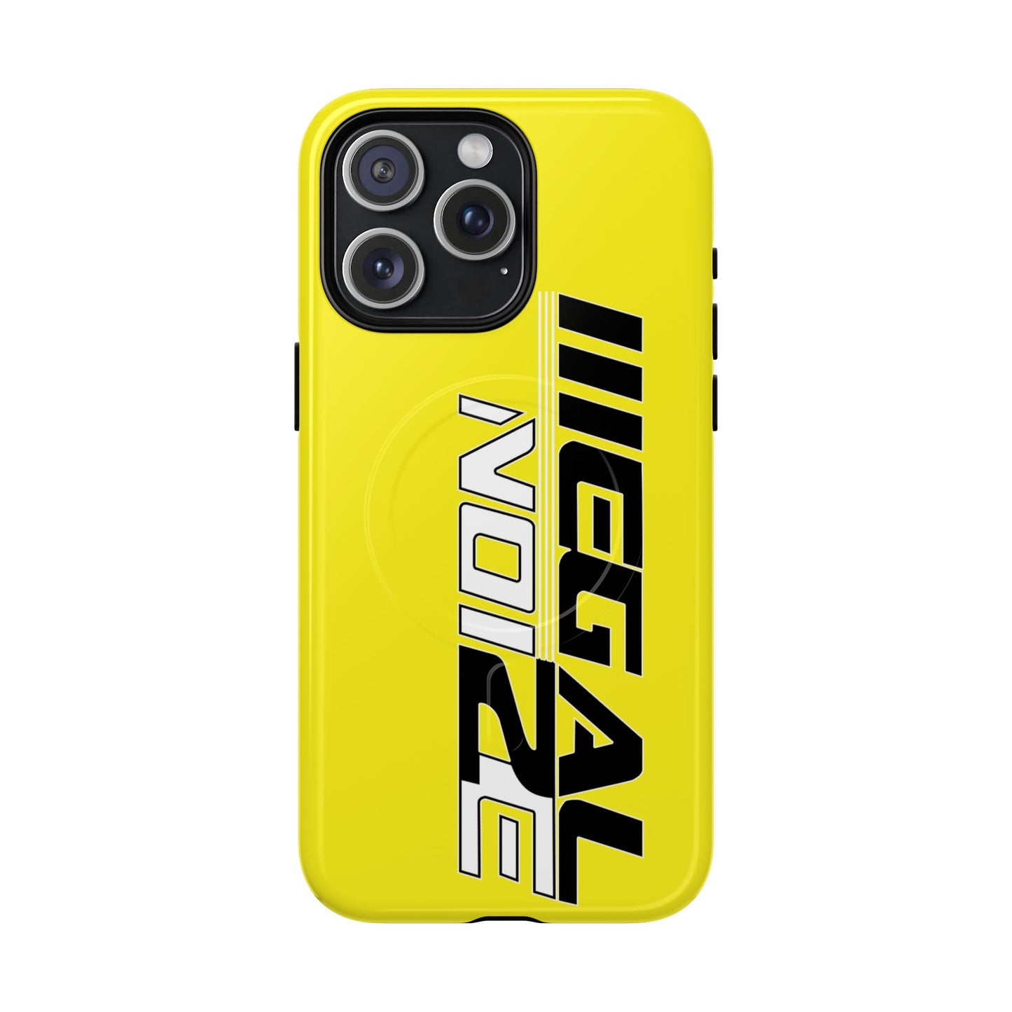 Illegal NoiZe Yellow Tough Magnetic iPhone Case