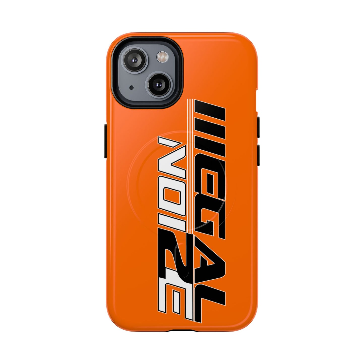 Illegal NoiZe Cosmic Orange Tough Magnetic iPhone Case
